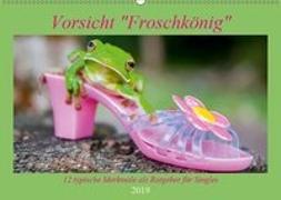 Vorsicht: Froschkönig (Wandkalender 2019 DIN A2 quer)