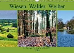 Wiesen Wälder Weiher. Der Naturpark Augsburg-Westliche Wälder (Wandkalender 2019 DIN A3 quer)