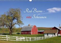 Red Barns - rote Scheunen (Wandkalender 2019 DIN A3 quer)