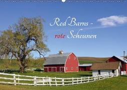 Red Barns - rote Scheunen (Wandkalender 2019 DIN A2 quer)