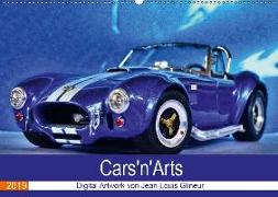 Cars'n'Arts - Digital Artwork von Jean-Louis Glineur (Wandkalender 2019 DIN A2 quer)