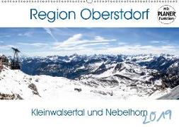Region Oberstdorf - Kleinwalsertal und Nebelhorn (Wandkalender 2019 DIN A2 quer)