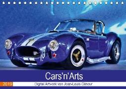 Cars'n'Arts - Digital Artwork von Jean-Louis Glineur (Tischkalender 2019 DIN A5 quer)