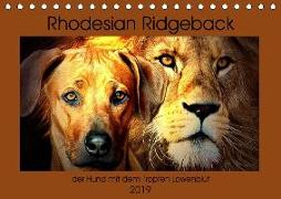 Rhodesian Ridgeback - der Hund mit dem Tropfen Löwenblut (Tischkalender 2019 DIN A5 quer)