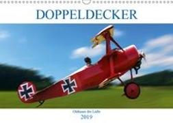 Doppeldecker Oldtimer der Lüfte (Wandkalender 2019 DIN A3 quer)