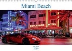 Miami Beach Art Deco (Wandkalender 2019 DIN A3 quer)