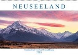 Neuseeland: Traumlandschaft zwischen Meer und Bergen (Wandkalender 2019 DIN A2 quer)