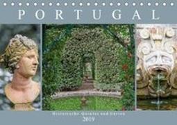 Portugal - Historische Quintas und Gärten (Tischkalender 2019 DIN A5 quer)