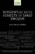 Referential Null Subjects in Early English