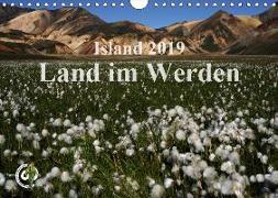 Island 2019 - Land im Werden (Wandkalender 2019 DIN A4 quer)
