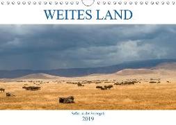 Weites Land - Safari in der Serengeti (Wandkalender 2019 DIN A4 quer)