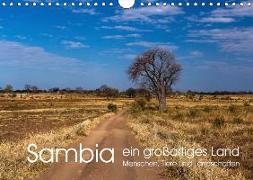 Sambia - ein großartiges Land (Wandkalender 2019 DIN A4 quer)