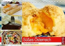 Süßes Österreich. Klassische Mehlspeisen (Tischkalender 2019 DIN A5 quer)