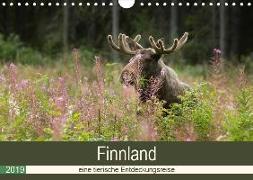 Finnland: eine tierische Entdeckungsreise (Wandkalender 2019 DIN A4 quer)
