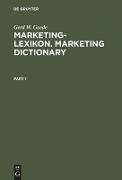 Marketing-Lexikon. Marketing Dictionary