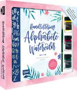 Handlettering Alphabete Watercolor – Das Starter-Set – Feine Buchstaben mit Pinsel und Brush Pen