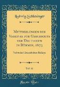 Mittheilungen des Vereines für Geschichte der Deutschen in Böhmen, 1873, Vol. 11
