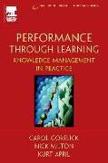 Performance Through Learning