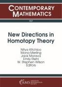 New Directions in Homotopy Theory