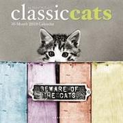 CLASSIC CATS 2019 SQUARE WALL CALENDAR