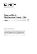 Trinity College London Theory Model Answers Paper (2016) Grade 7