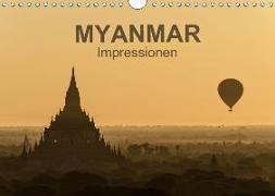 Myanmar - Impressionen (Wandkalender 2019 DIN A4 quer)