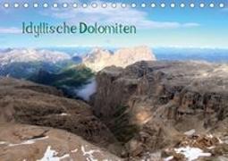 Idyllische Dolomiten (Tischkalender 2019 DIN A5 quer)