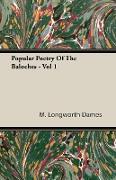 Popular Poetry of the Baloches - Vol 1