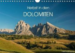 Herbst in den Dolomiten (Wandkalender 2019 DIN A4 quer)