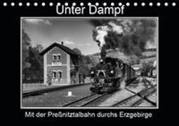 Unter Dampf - Mit der Preßnitztalbahn durchs Erzgebirge (Tischkalender 2019 DIN A5 quer)