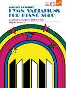 Hymn Variations for Piano Solo: World's Favorite Series #63