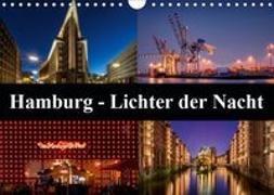 Hamburg - Lichter der Nacht (Wandkalender 2019 DIN A4 quer)