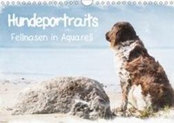 Hundeportraits - Fellnasen in Aquarell (Wandkalender 2019 DIN A4 quer)