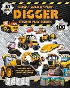 Digger Sticker: Play Scenes