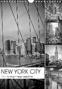 NEW YORK CITY Monochrome Ansichten (Wandkalender 2019 DIN A4 hoch)
