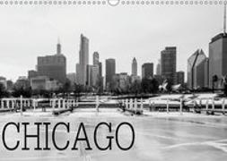 Icy Chicago (Wandkalender 2019 DIN A3 quer)