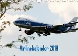 Airlinekalender 2019 (Wandkalender 2019 DIN A4 quer)