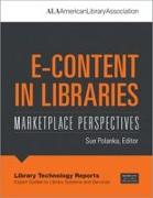 E-content in Libraries