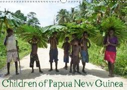 Children of Papua New Guinea (UK Version) (Wall Calendar 2019 DIN A3 Landscape)