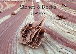Stones & Rocks (UK-Edition) (Wall Calendar 2019 DIN A4 Landscape)