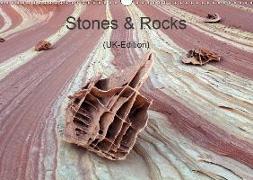 Stones & Rocks (UK-Edition) (Wall Calendar 2019 DIN A3 Landscape)