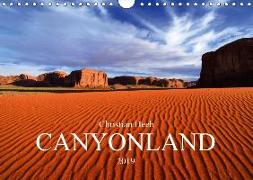 CANYONLAND USA Christian Heeb / UK Version (Wall Calendar 2019 DIN A4 Landscape)
