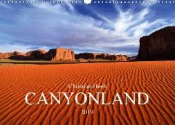 CANYONLAND USA Christian Heeb / UK Version (Wall Calendar 2019 DIN A3 Landscape)