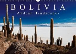 Bolivia Andean landscapes / UK-Version (Wall Calendar 2019 DIN A3 Landscape)