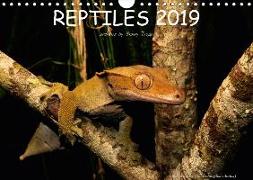 REPTILES / UK-Version (Wall Calendar 2019 DIN A4 Landscape)