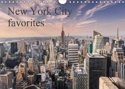 New York City favorites / UK-Version (Wall Calendar 2019 DIN A4 Landscape)
