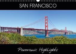 SAN FRANCISCO Panoramic Highlights (Wall Calendar 2019 DIN A3 Landscape)