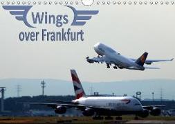 Wings over Frankfurt (UK Edition) (Wall Calendar 2019 DIN A4 Landscape)