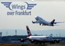 Wings over Frankfurt (UK Edition) (Wall Calendar 2019 DIN A3 Landscape)