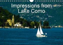Impressions from Lake Como / UK-Version (Wall Calendar 2019 DIN A4 Landscape)